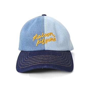 メゾンキツネ　キャップ　デニム Amazon.co.jp: MAISON KITSUNE メゾンキツネ デニム 6パネル